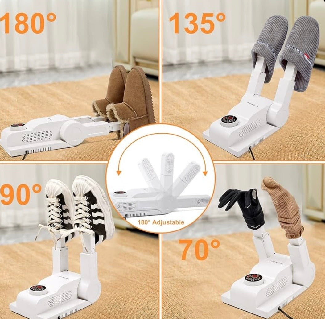 Smart Electric Shoe Dryer – Fast Drying | Odor Removal | Adjustable Shoe Dryer