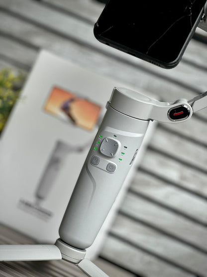 3-Axis Smartphone Gimbal Stabilizer with Built-in Tripod | Pro Mobile Video Recording & Live Streaming