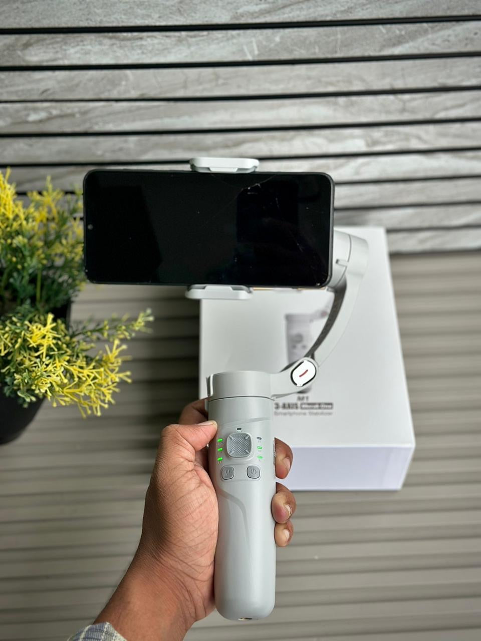 3-Axis Smartphone Gimbal Stabilizer with Built-in Tripod | Pro Mobile Video Recording & Live Streaming