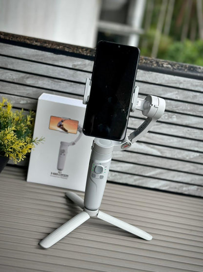3-Axis Smartphone Gimbal Stabilizer with Built-in Tripod | Pro Mobile Video Recording & Live Streaming