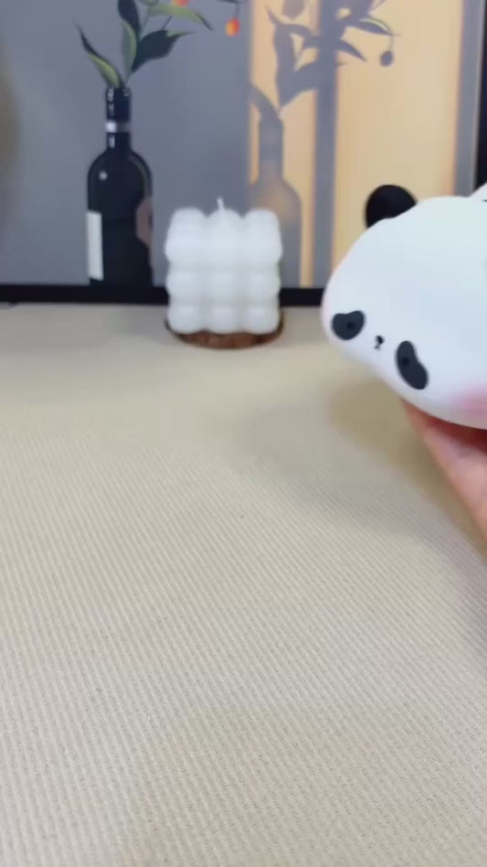 Cute Squishy Panda Silicone Night Lamp